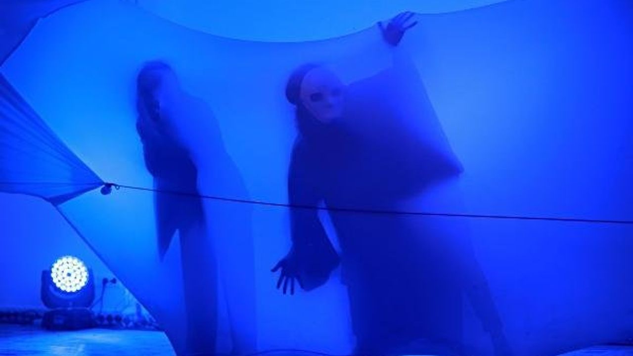 'Butoh uzam dansı' yapan Japon sanatçı Türkiye'de