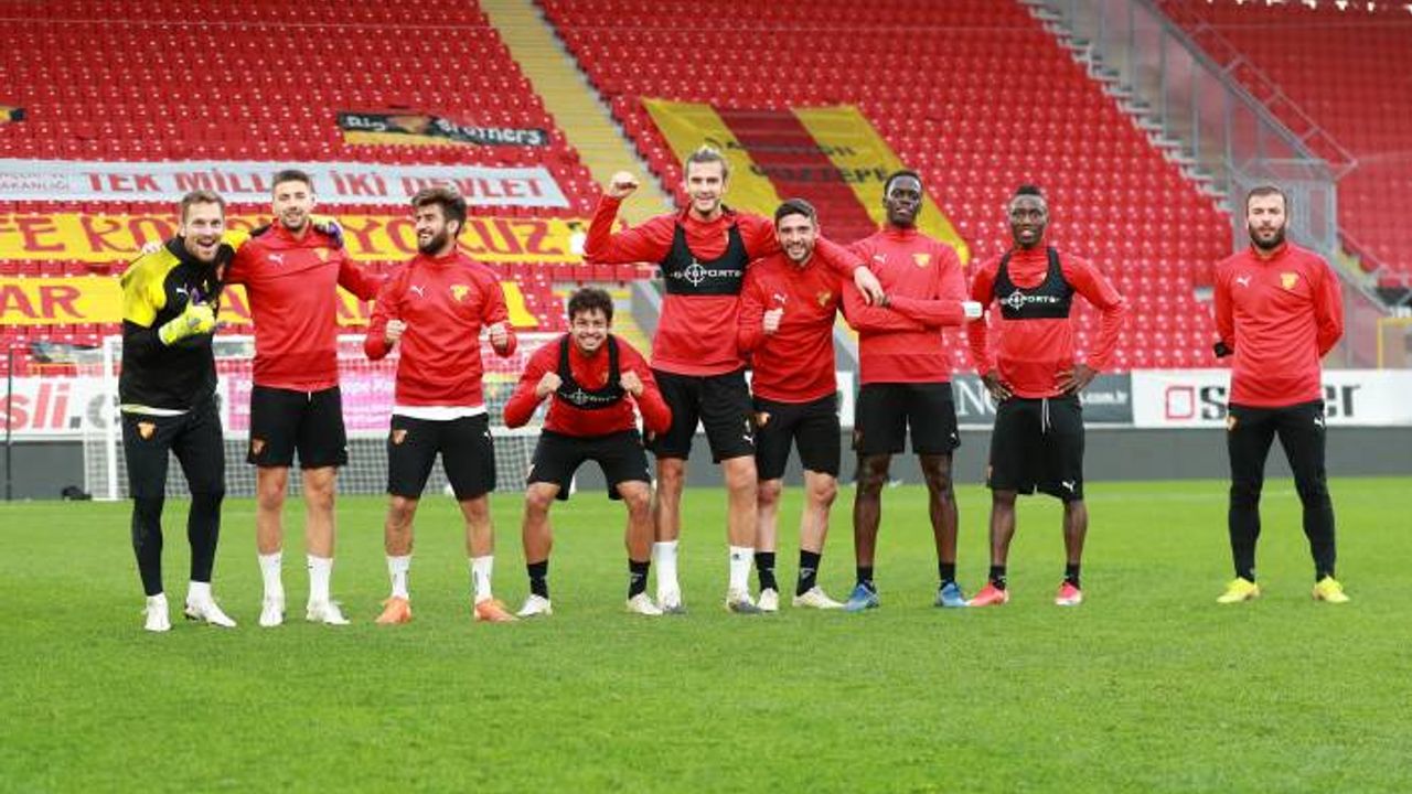 Göztepe, MKE Ankaragücü maçının hazırlıklarına devam etti