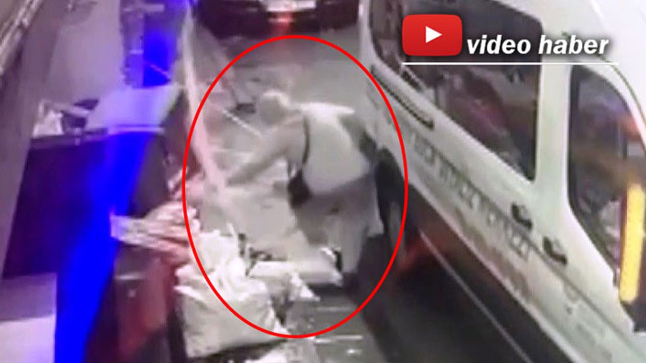 Yaşlı kadın kapağı çalınan rögara düştü