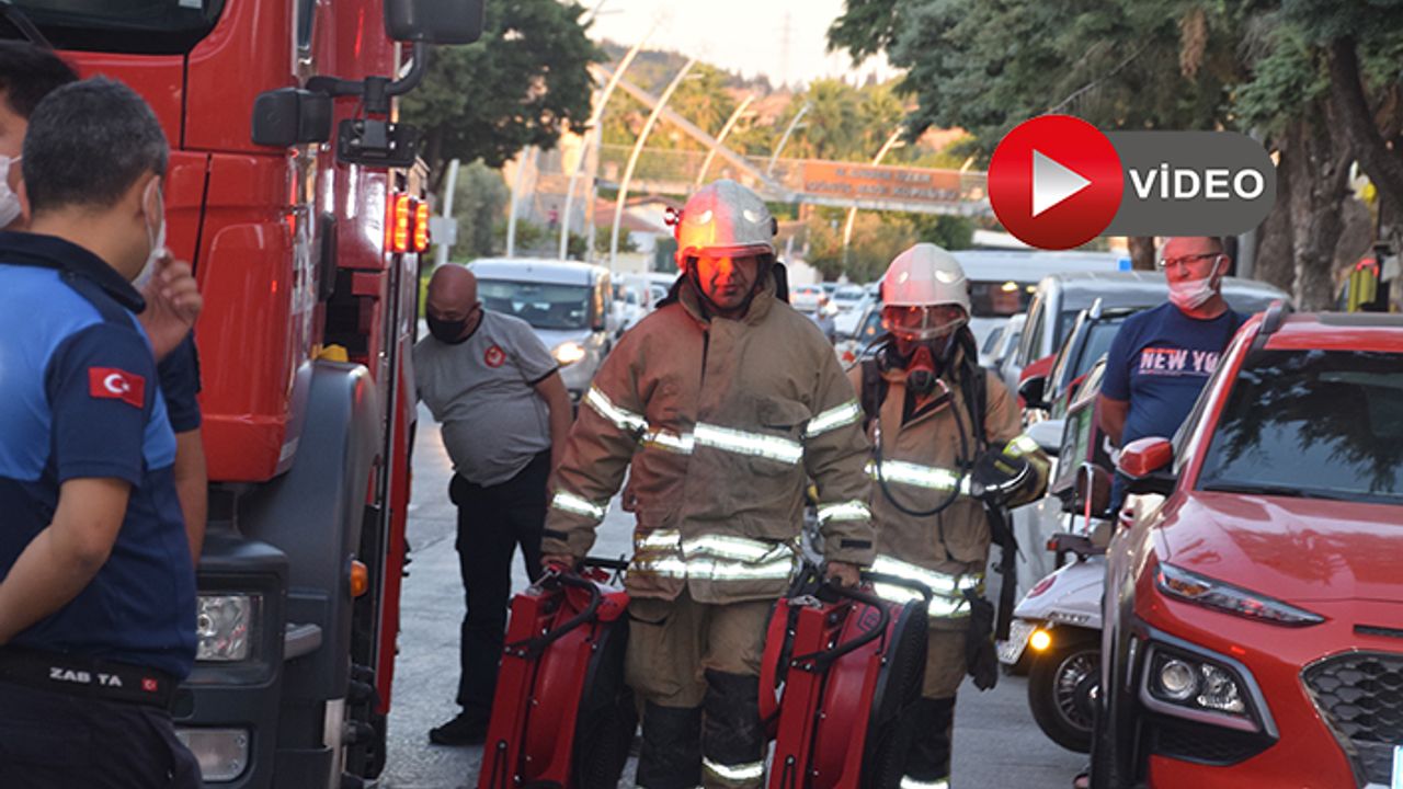 İzmir’de iş yerinde çıkan yangın korkuttu