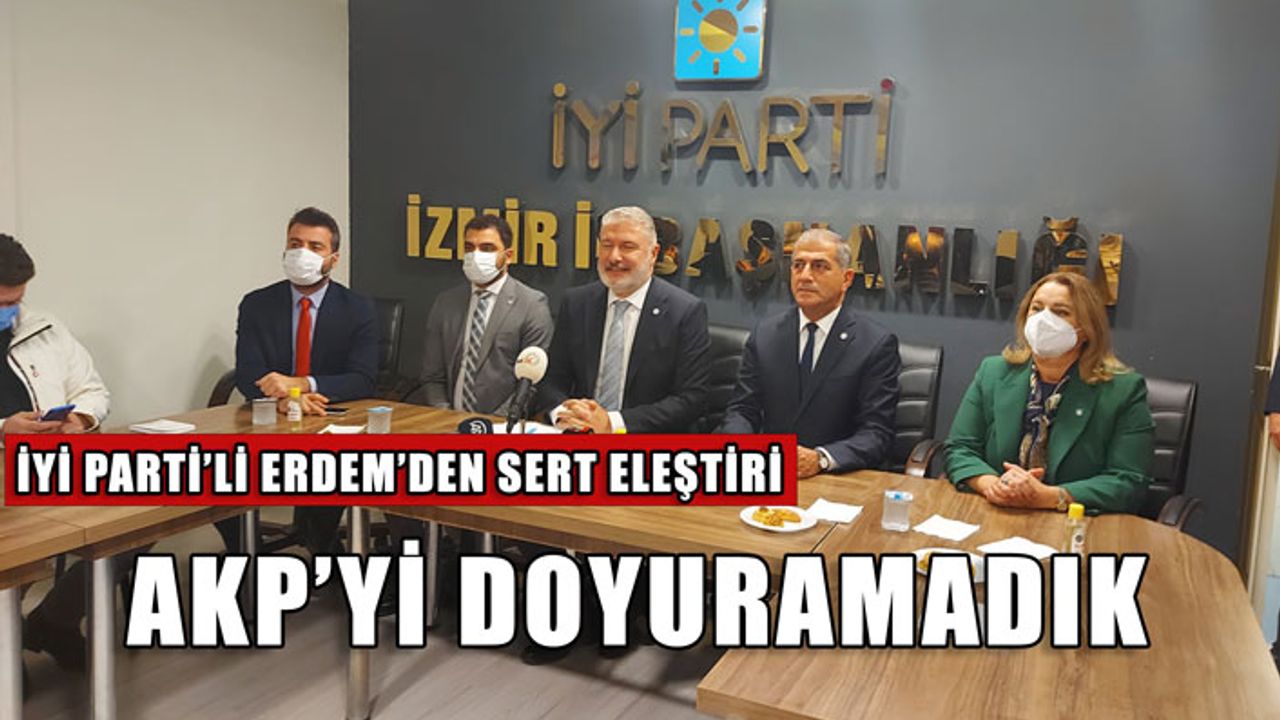 Erdem: AKP’nin köpüğünü millet alacak