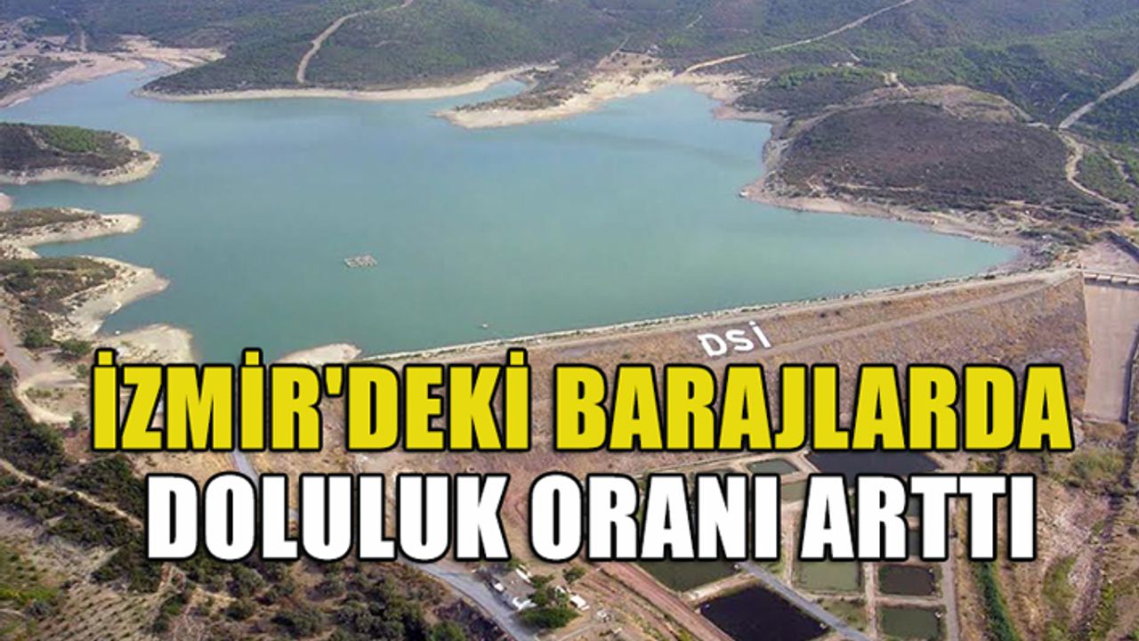 İzmir'deki barajlarda doluluk oranı arttı