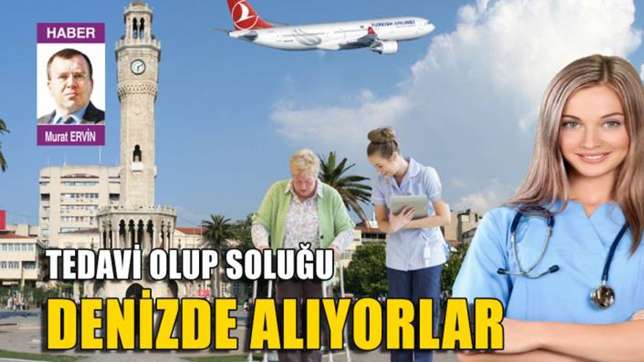 Turistler tedavi olup soluğu denizde alıyor