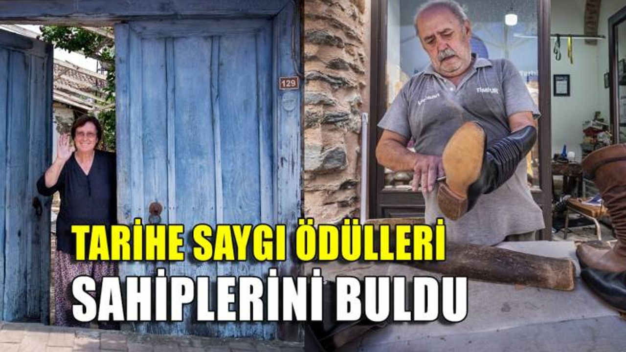 İzmir'in tarihe saygı ödülleri sahiplerini buldu