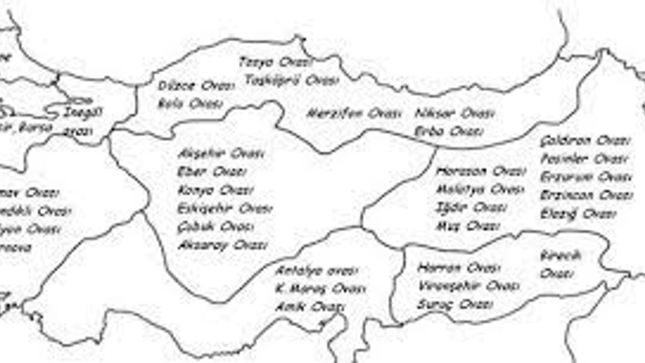Türkiye'nin gezilecek ovalar listesi