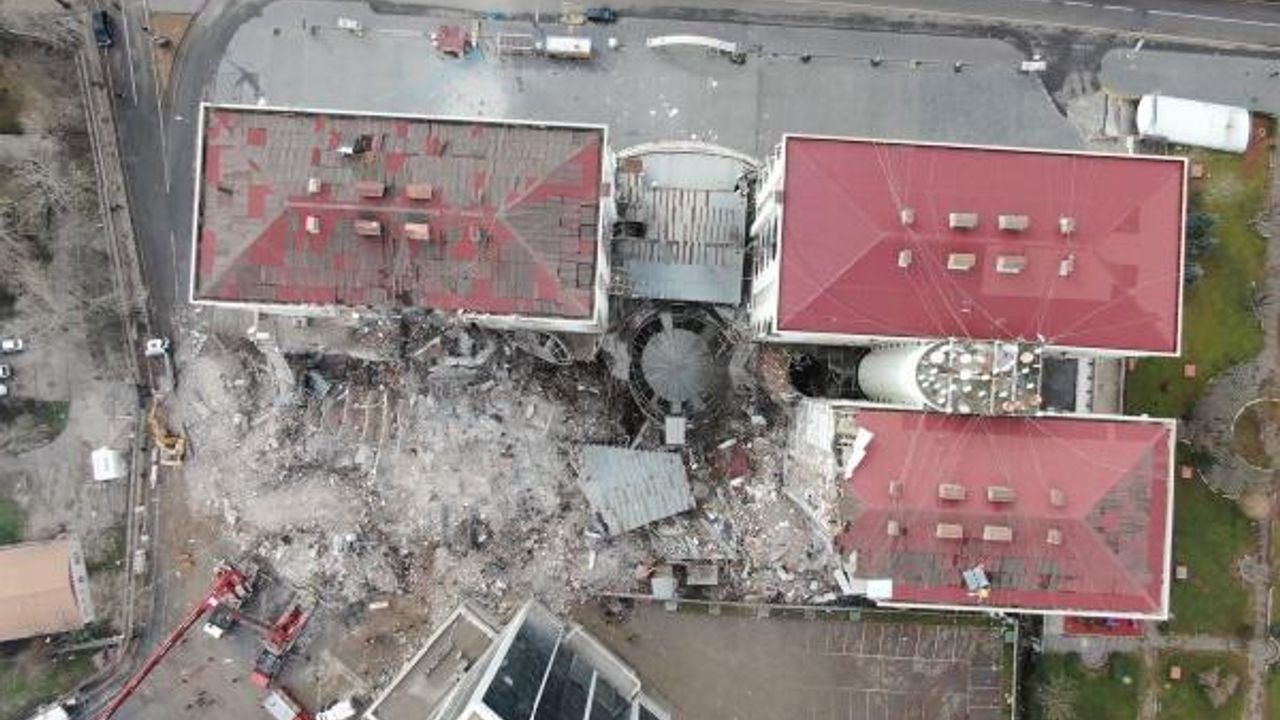 Diyarbakır’da depremin verdiği hasar havadan görüntülendi