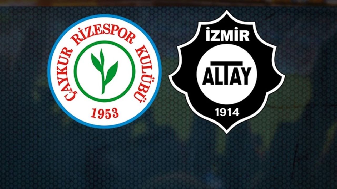 Çaykur Rizespor Altay maçı ne zaman, saat kaçta canlı yayınlanacak?