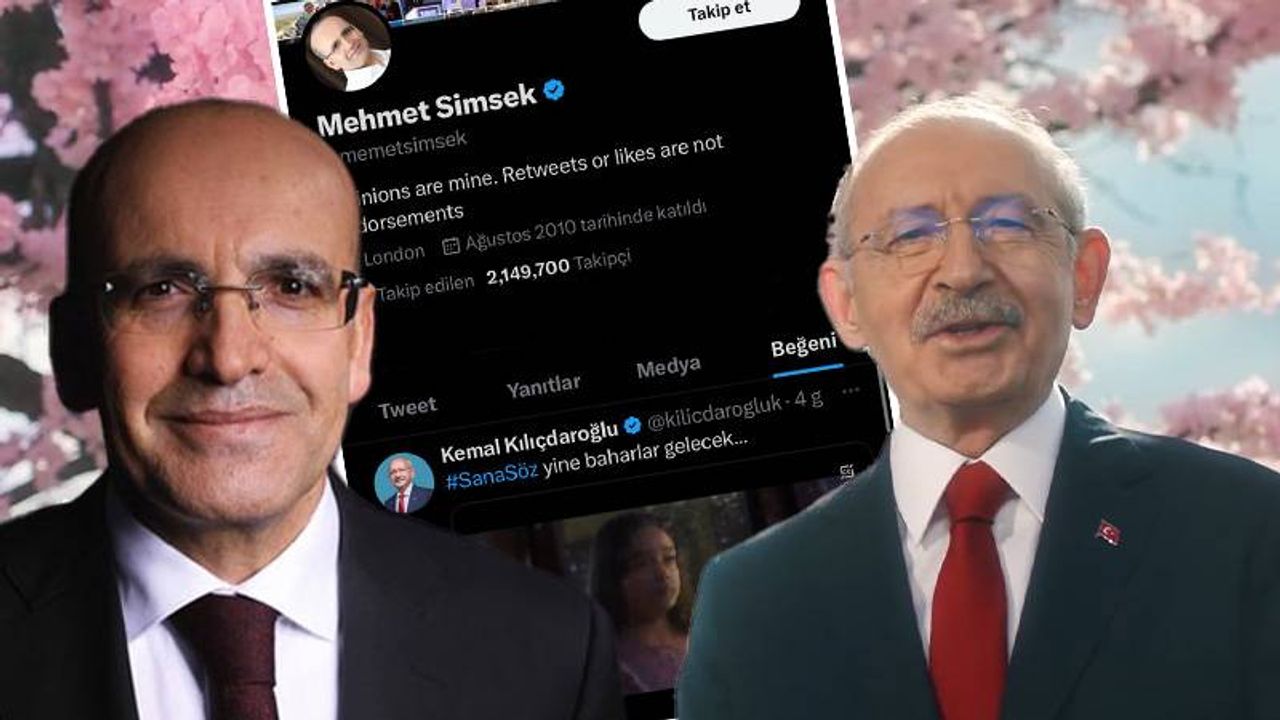 Mehmet Şimşek'ten 'like' açıklaması: Oğlum yapmış