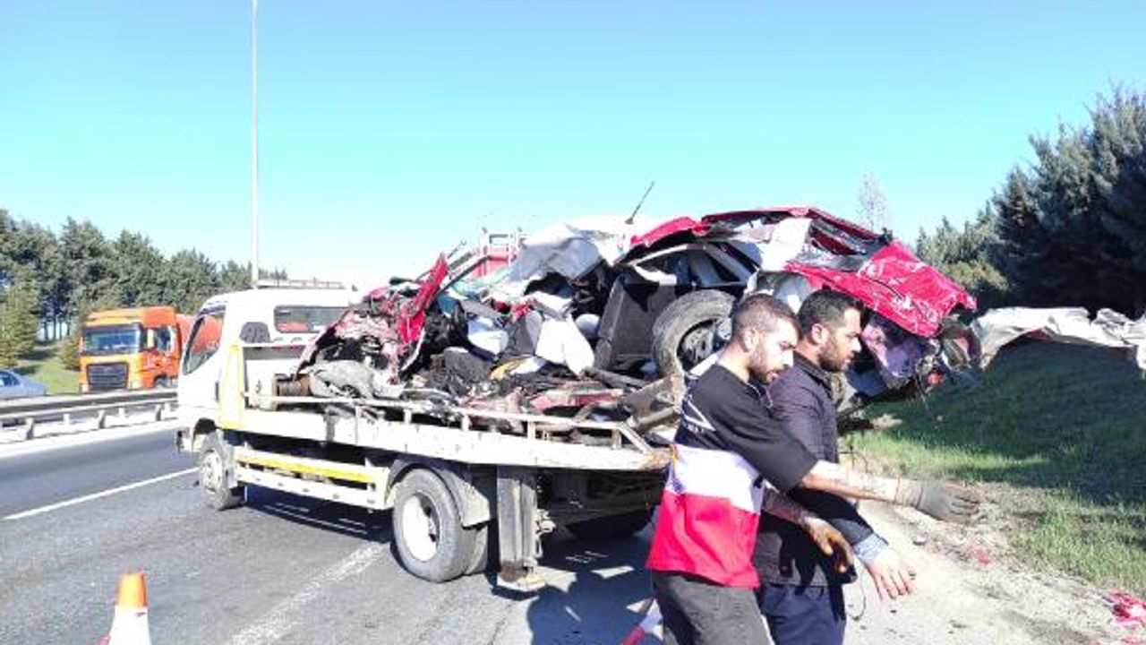 TEM Silivri'de kaza: 6 ölü, 3 yaralı