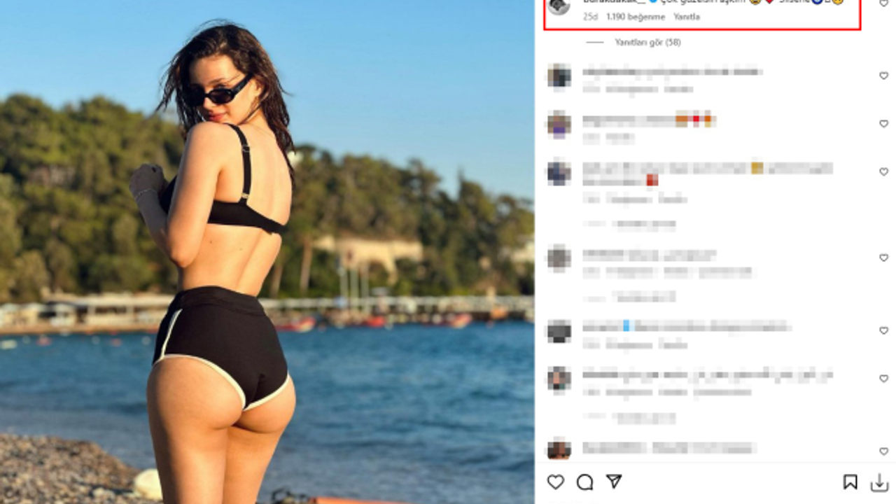 Leyla Tanlar'ın Bikinili Paylaşımına Sevgilisinden İlginç Yorum: "...