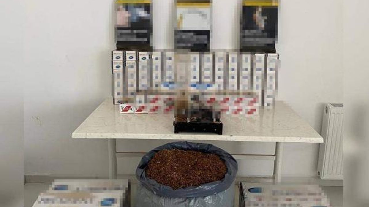 41 bin lira değerinde kaçak tütün ele geçti