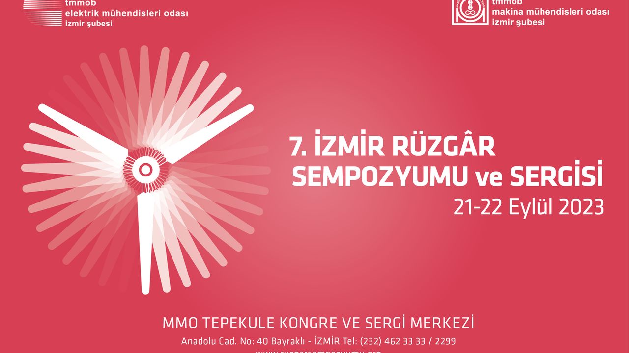 Rüzgâr sektörünün İzmir buluşması 21-22 Eylül’de