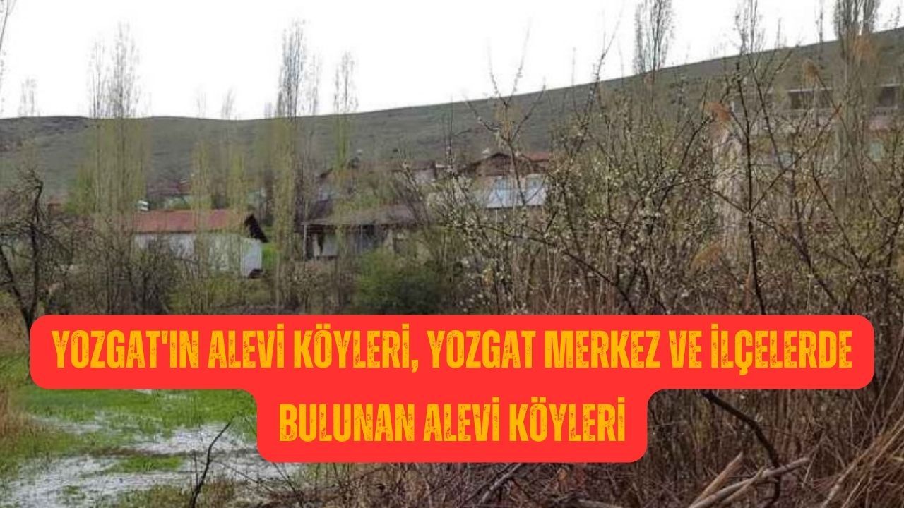 Yozgat'ın alevi köyleri, Yozgat merkez ve ilçelerde bulunan alevi köyleri