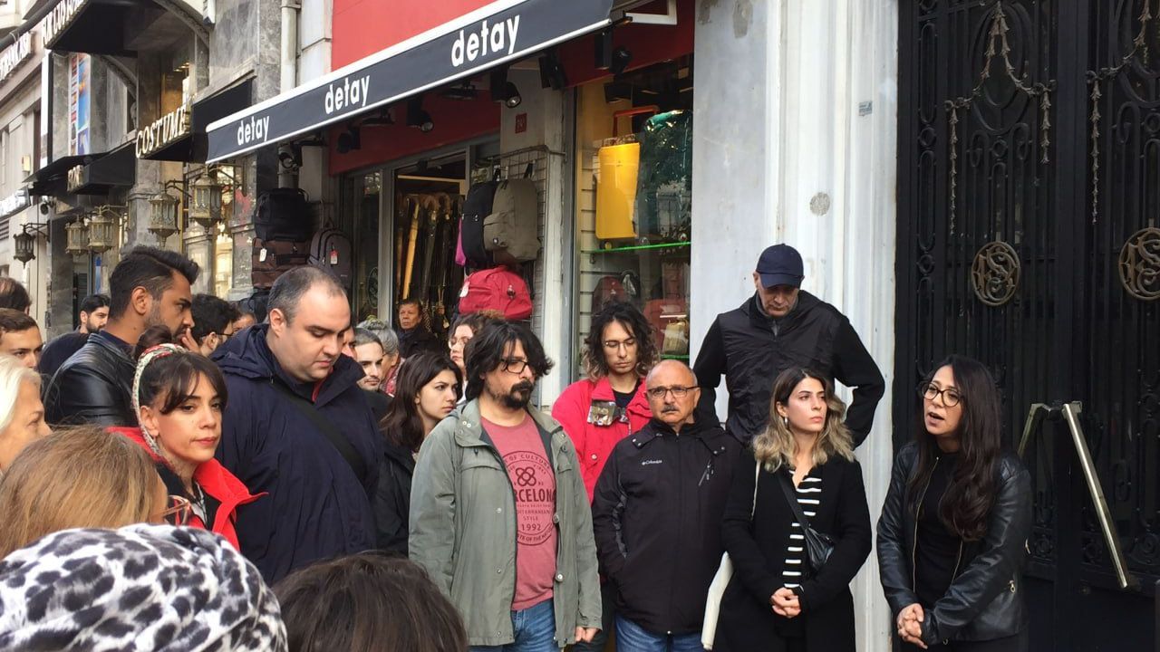 TİP, Hrant Dink'in katledildiği Sebat Apartmanı önünde eylem yaptı