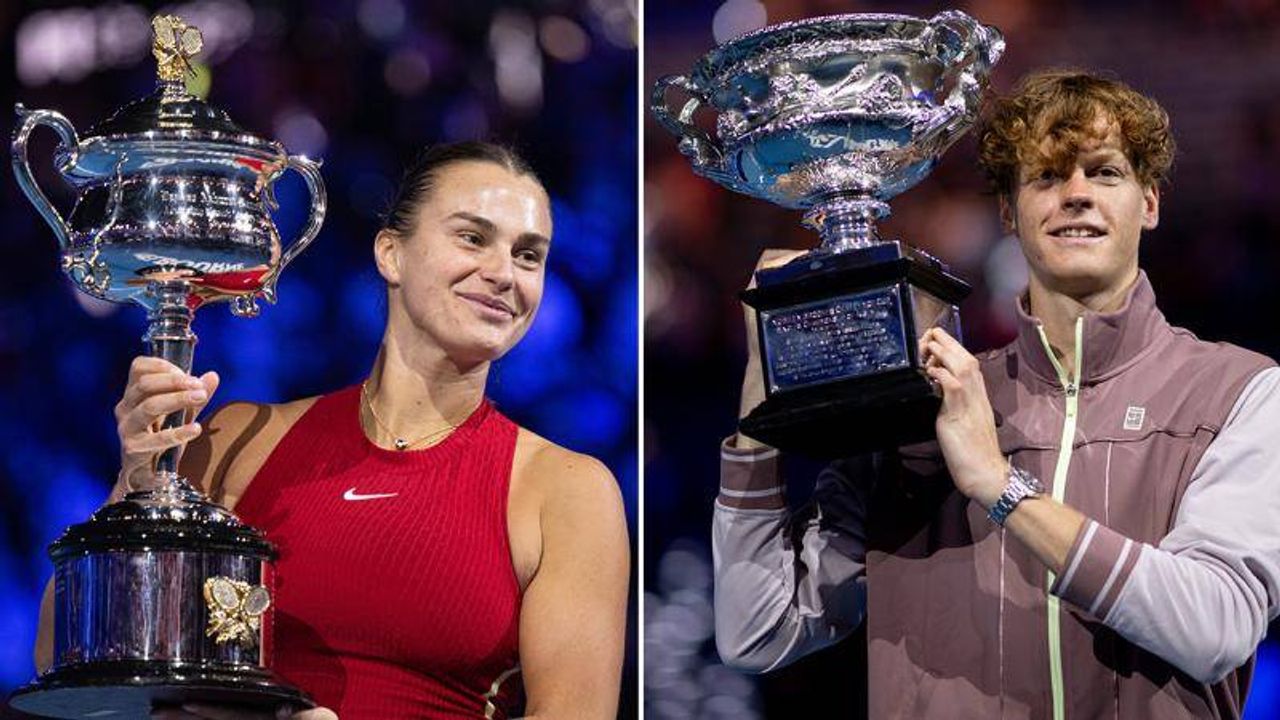 Avustralya Açık’ta tek kadınlarda Sabalenka, tek erkeklerde Sinner şampiyon oldu