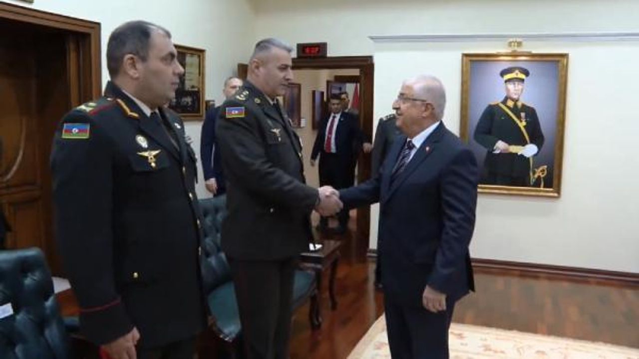 Güler, Azerbaycanlı generalleri kabul etti