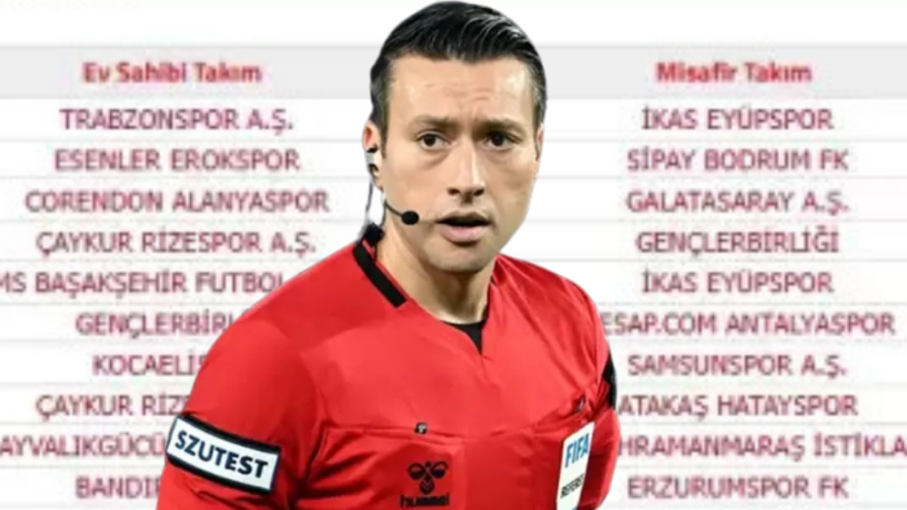 İşte Zorbay Küçük'ün yönettiği 5 bomba maç