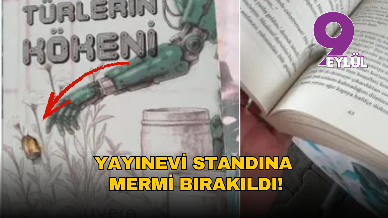 İzmir Kitap Fuarı’nda skandal: Yayınevi standına mermi bırakıldı!