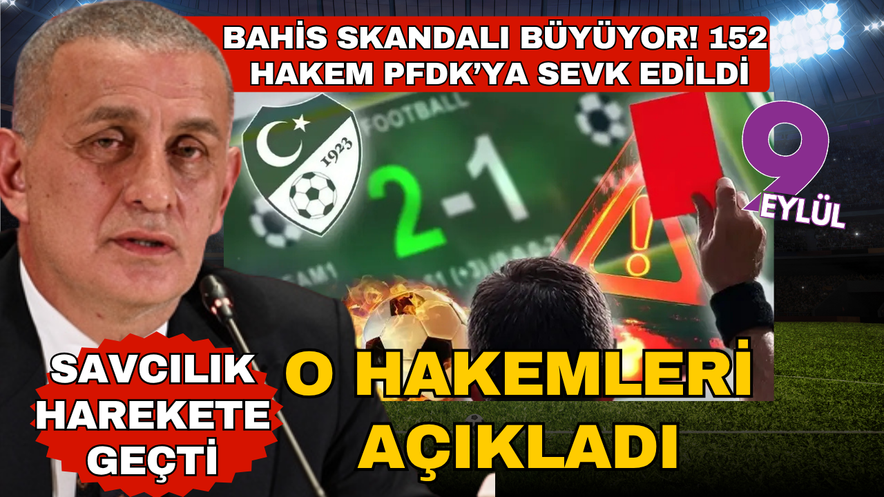 Son dakika... TFF, bahis skandalına karışan hakemleri açıkladı