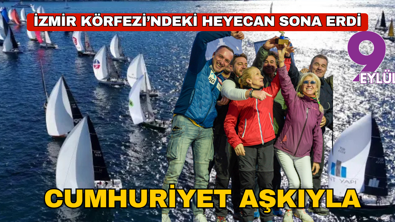 Cumhuriyet Kupası Yat Yarışlarında ödüller sahiplerini buldu