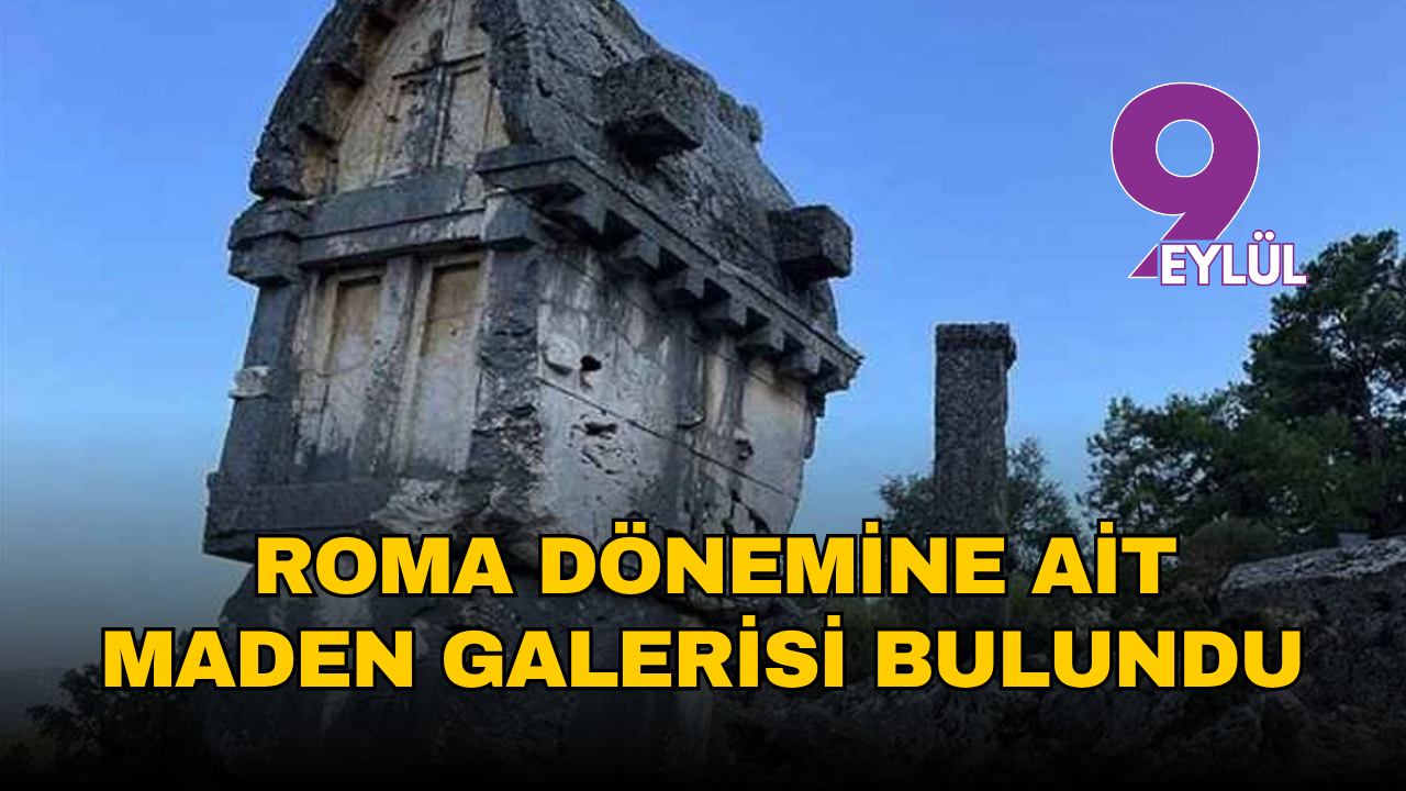 İzmir’de Roma dönemine ait antik maden galerisi bulundu