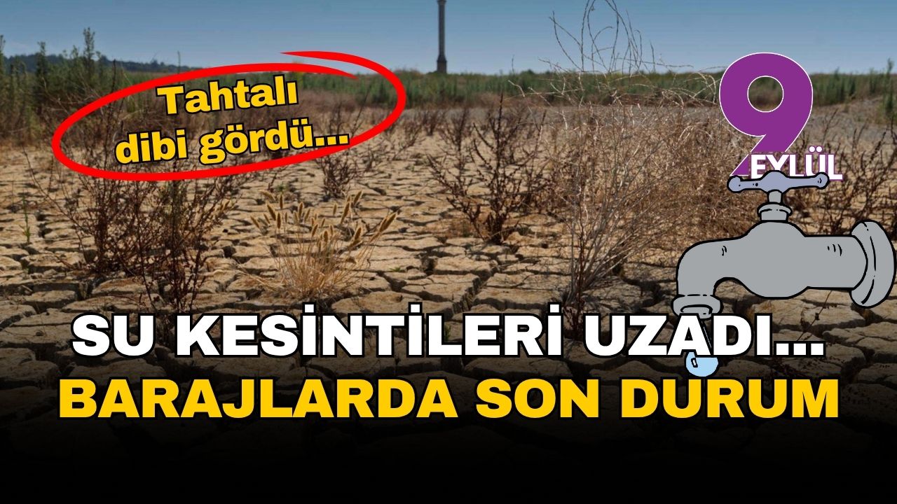 İzmir'de su kesintileri yine uzatıldı!