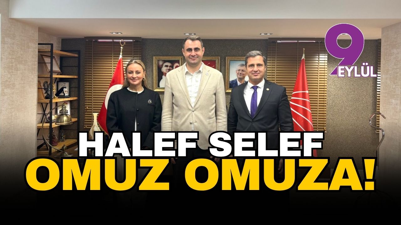 İzmir'de halef selef omuz omuza: Eski başkan Yücel'den yeni başkan Güç'e tam destek ziyareti