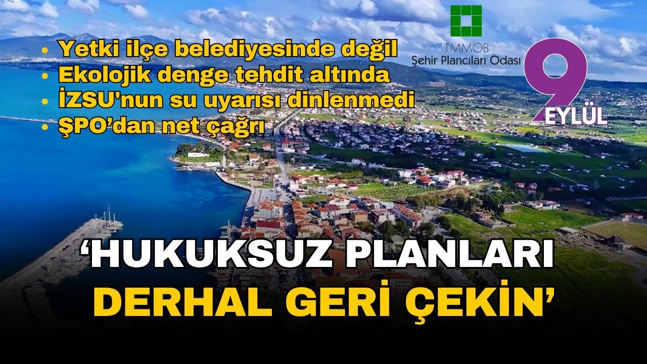 TMMOB’dan belediyelere “Hukuksuz planları derhal geri çekin” çağrısı