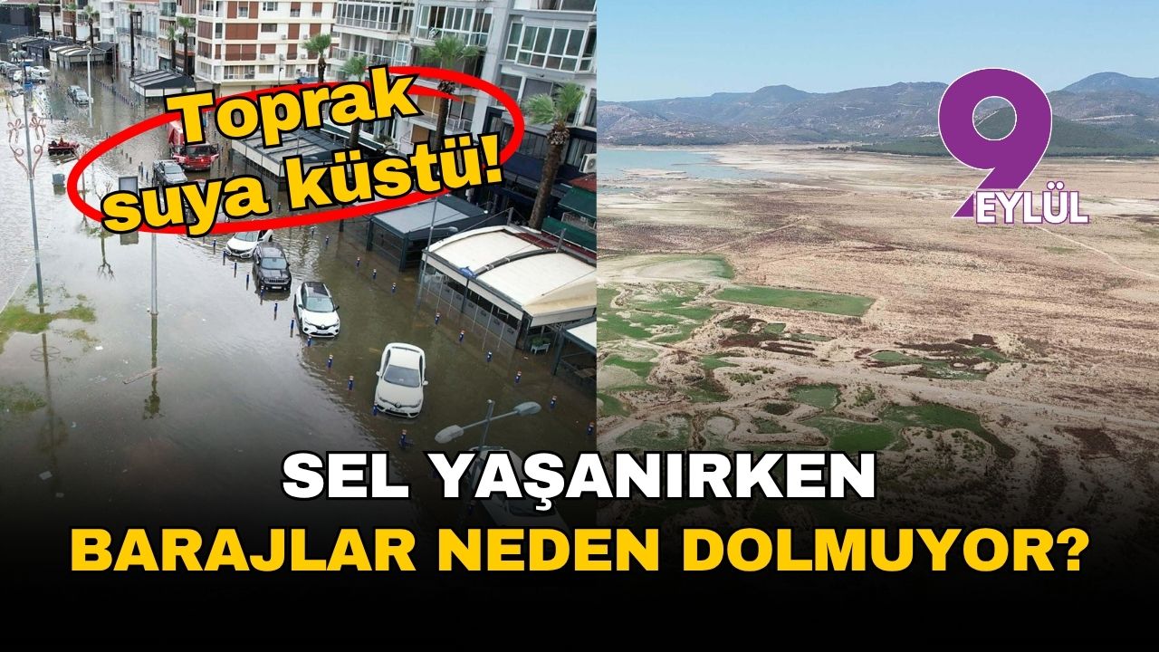 Toprak suya küstü: İzmir'de seller yaşanırken barajlar neden boş kalıyor?