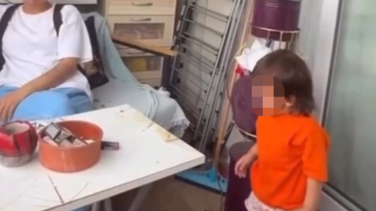 Mersin'de, çocuğuna davranışı tepki çeken annenin görüntülerine inceleme