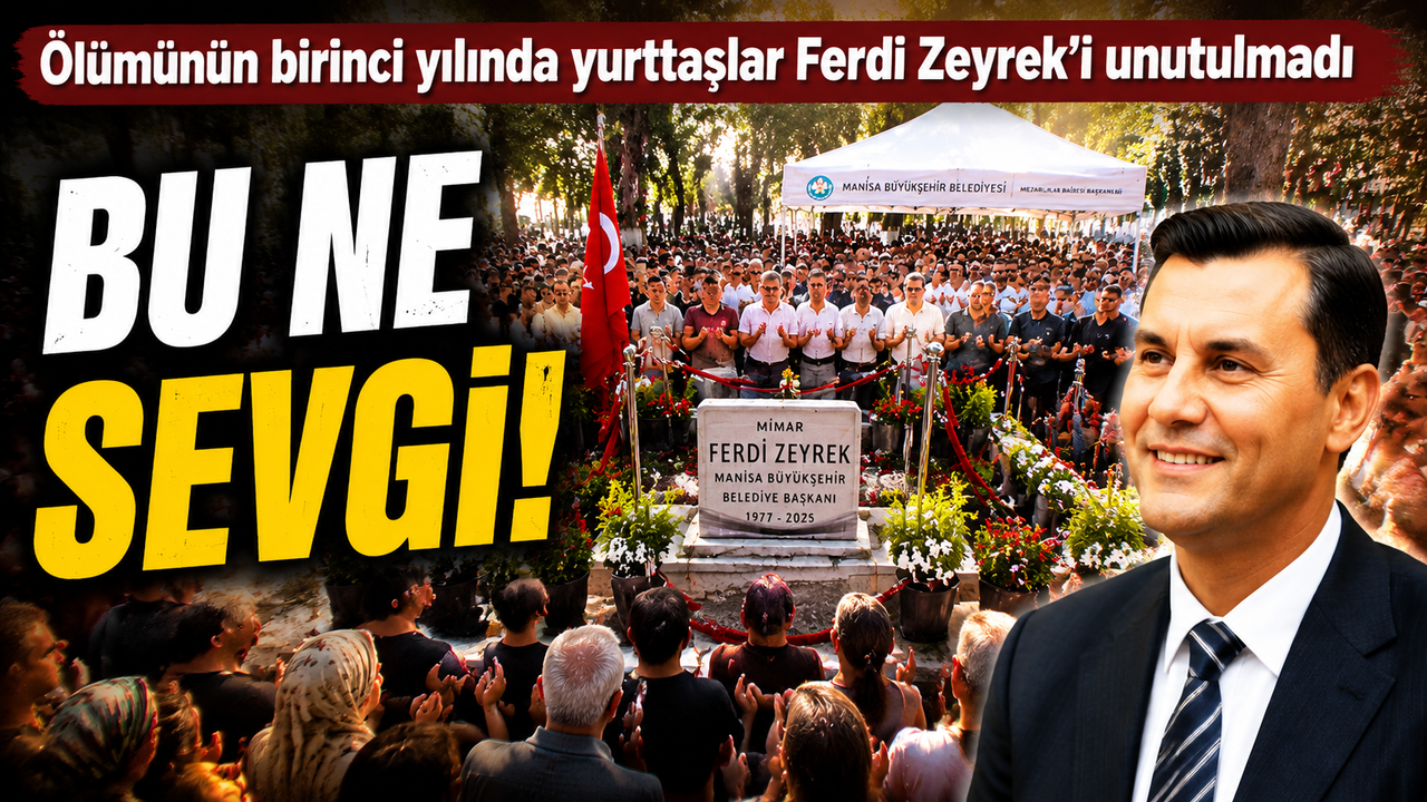 Ölümünün birinci yılında yurttaşlar Ferdi Zeyrek unutulmadı;