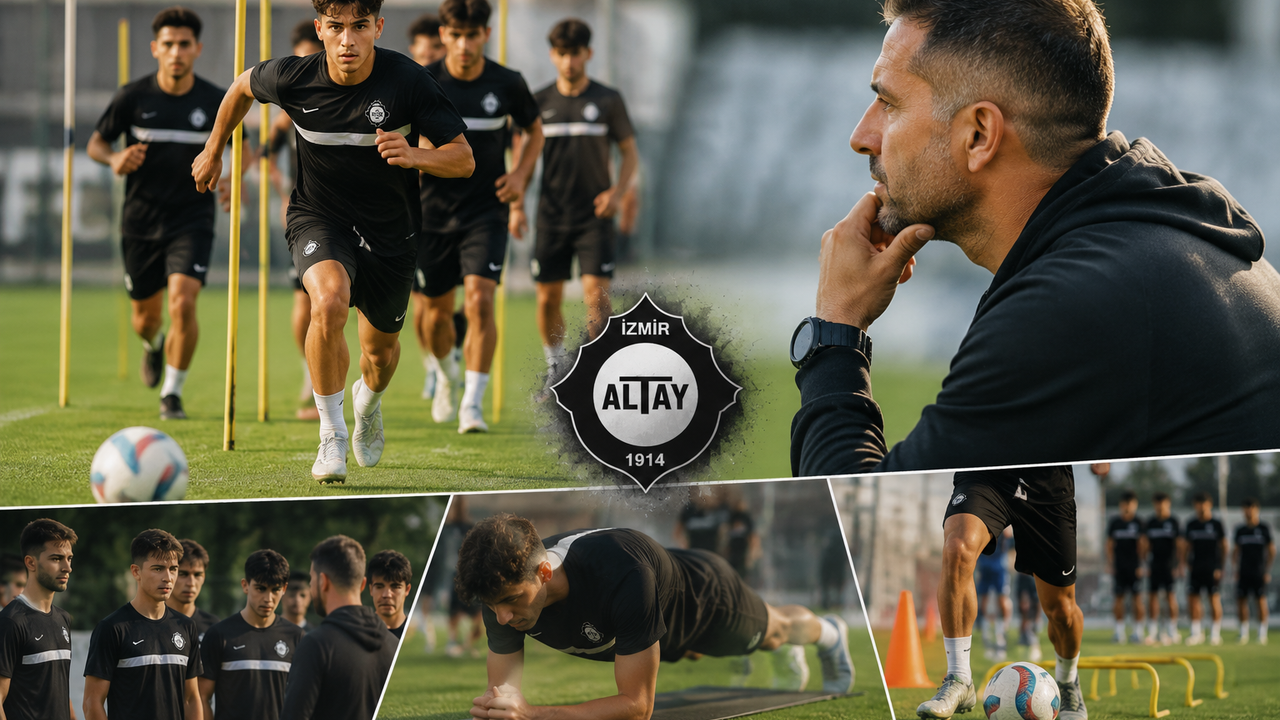 Altay'da transfer yasağı gölgesinde gençlerin tatil mesaisi 