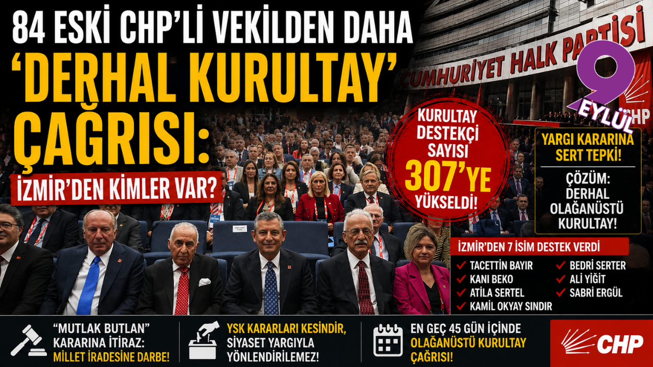 84 eski CHP'li vekilden daha ‘derhal kurultay’ çağrısı: İzmi
