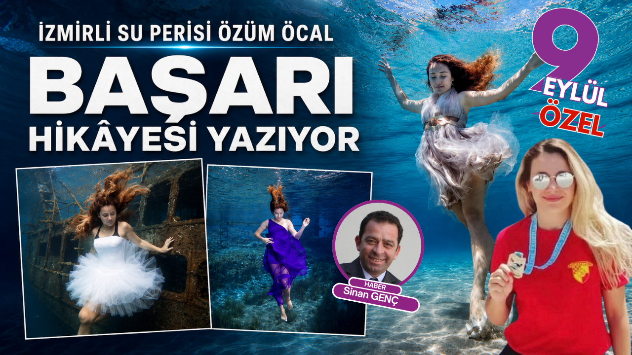 İzmirli su perisi objektifler önünde başarı hikayesi yazıyor