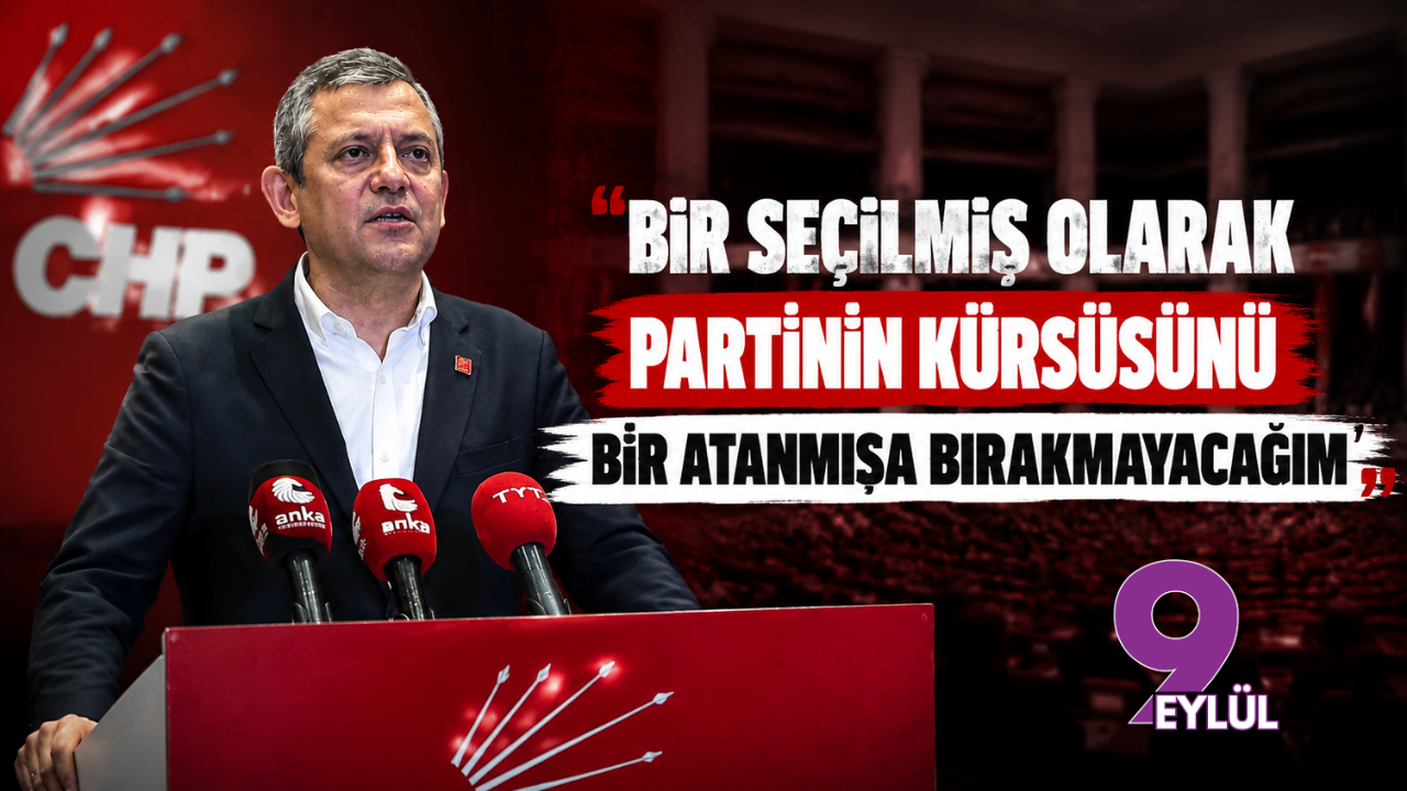 "Bir seçilmiş olarak partinin kürsüsünü bir atanmışa bırakma