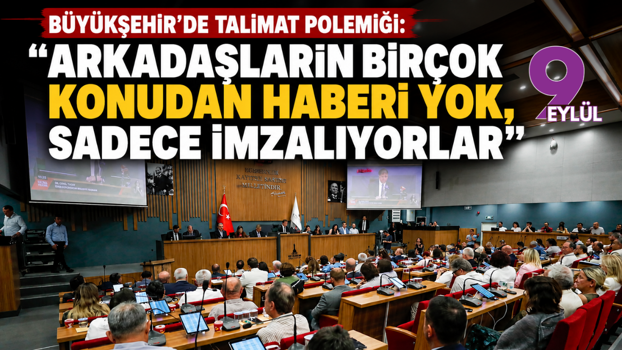 Büyükşehir’de talimat polemiği: Arkadaşların birçok konudan 