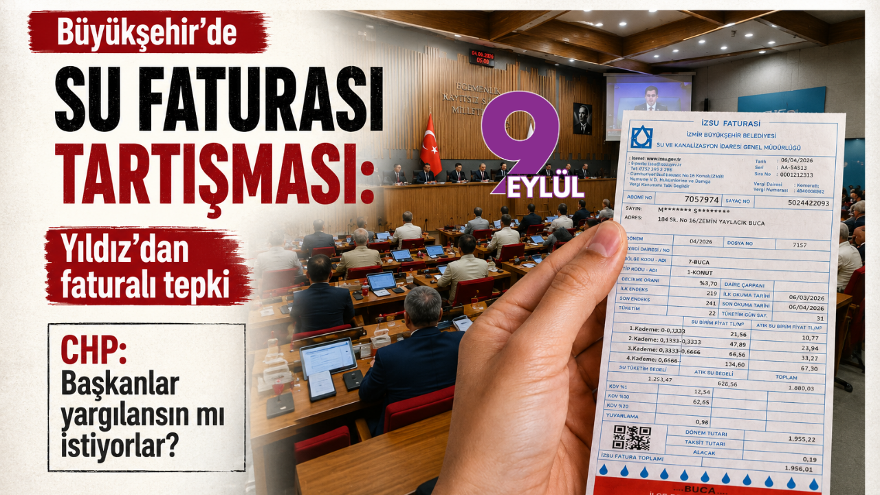 Büyükşehir’de su faturası tartışması: Yıldız’dan faturalı te