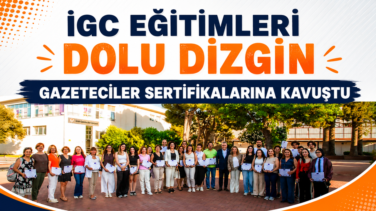 İGC eğitimleri dolu dizgin... Gazeteciler sertifikalarına kavuştu
