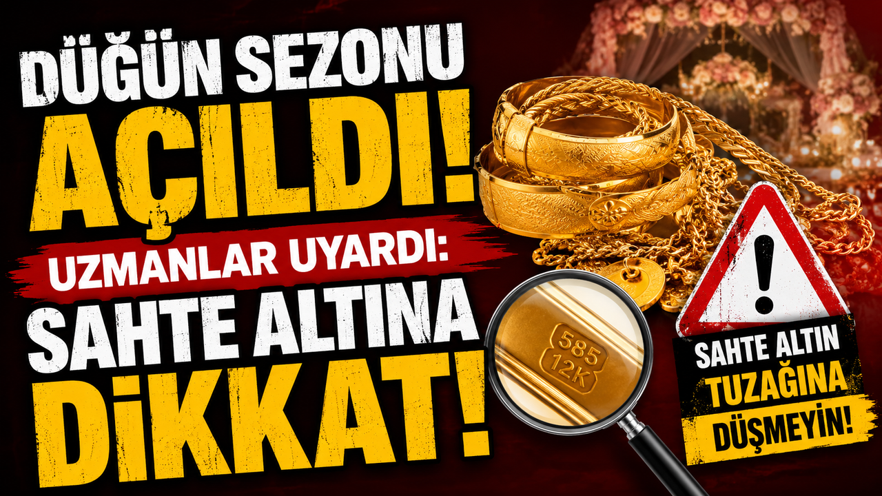 Düğün sezonu açıldı, uzmanlar uyardı: Sahte altına dikkat!