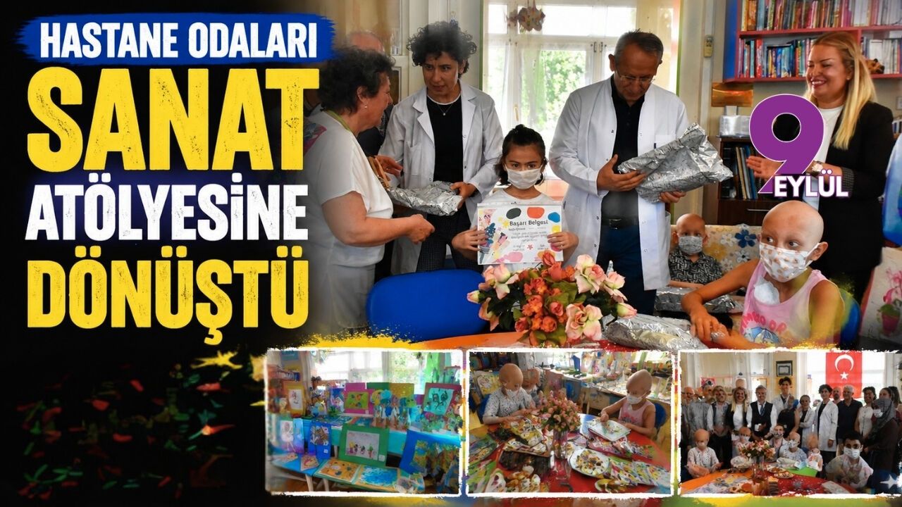 Renklerin gücüyle kansere meydan okuyan çocuklardan büyüleyi