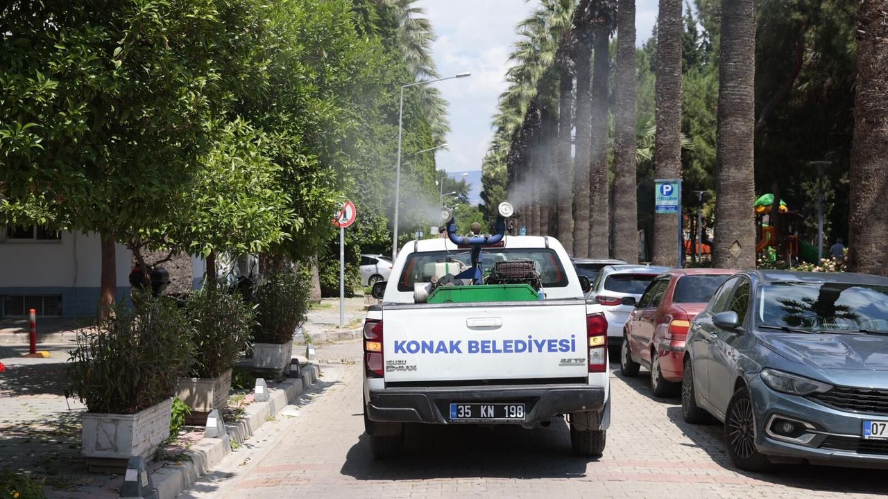 Konak’ta sivrisineklere karşı tam mesai: 111 mahallede ilaçl