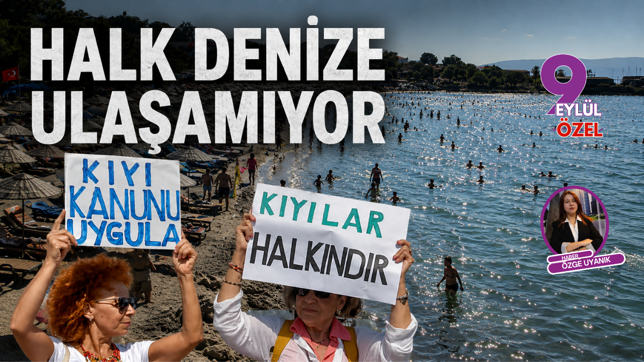 Halk denize ulaşamıyor