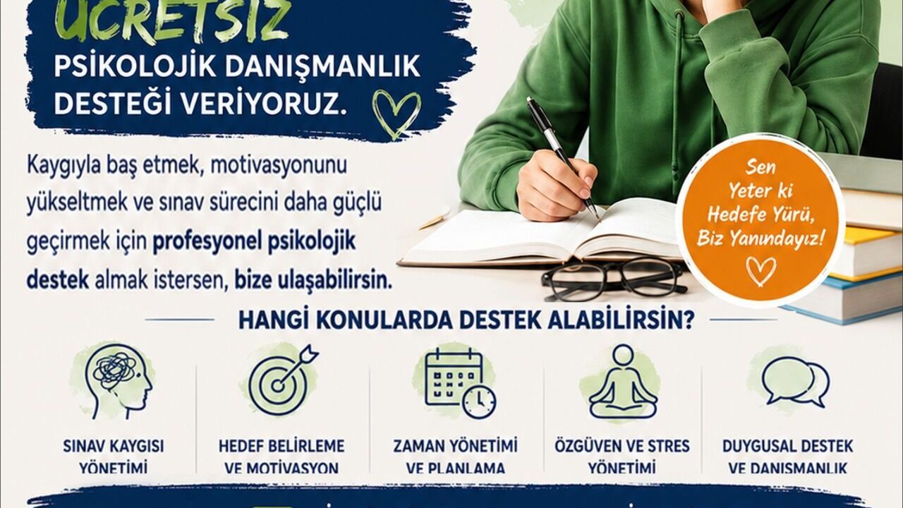 Menderes’ten sınav maratonundaki gençlere ücretsiz psikoloji