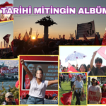 İzmir'deki tarihi mitingin ölümsüz anları