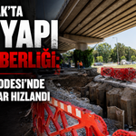Alsancak’ta altyapı seferberliği: Liman Caddesi’nde çalışmalar hızlandı