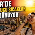 İzmir’de kavurucu sıcaklar geri dönüyor: Termometreler 35 dereceyi görecek