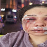 Eşini darbeden polise tahliye