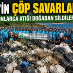 Foça’nın çöp savaşçıları: Tonlarca atığı doğadan temizlediler