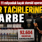 İzmir’de 11 milyon liralık kaçak steroid ağı çökertildi: Binlerce tehlikeli ürün ele geçirildi