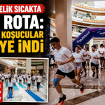 İzmir’de sıcaklar koşu rotasını değiştirdi: AVM koridorları parkura dönüştü